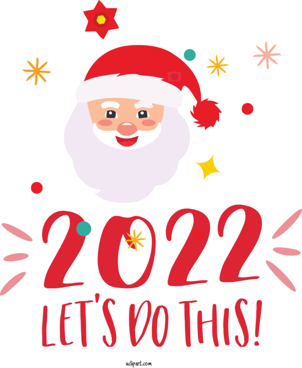 Free Holidays Christmas Day Mrs. Claus Santa Claus For New Year 2022 Clipart Transparent Background