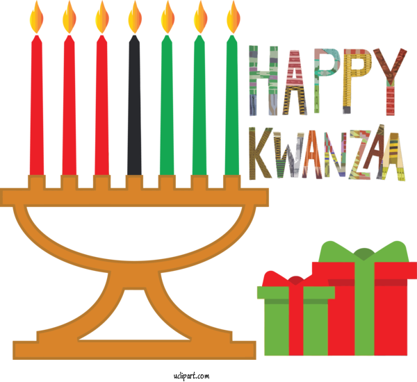 Free Holidays Kwanzaa Kinara Transparency For Kwanzaa Clipart Transparent Background