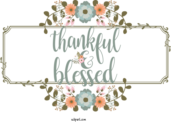 Free Holidays Design Text Drawing For Thanksgiving Clipart Transparent Background