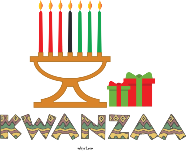 Free Holidays Line Meter Mathematics For Kwanzaa Clipart Transparent Background