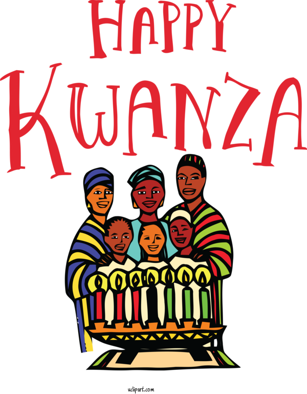 Free Holidays Kwanzaa Kinara Hanukkah For Kwanzaa Clipart Transparent Background