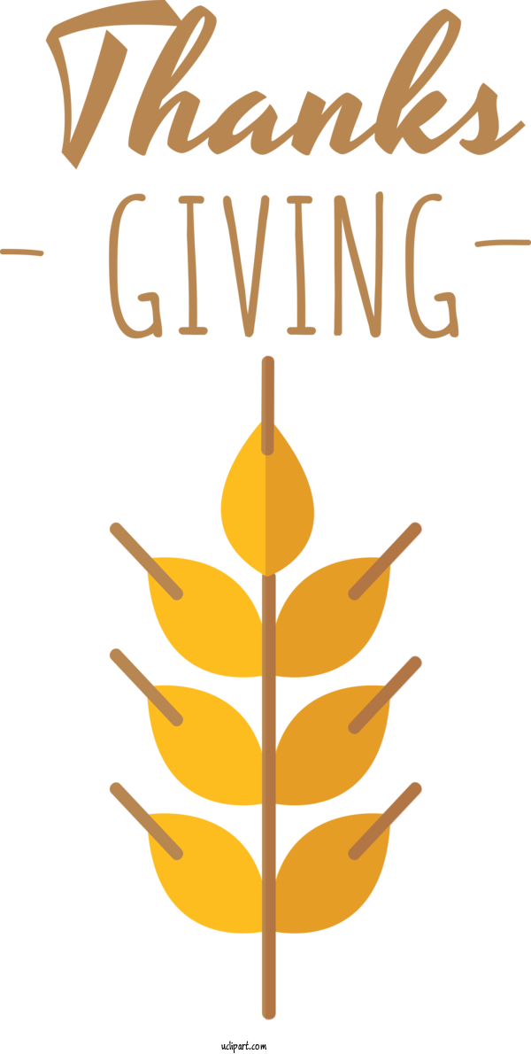 Free Holidays Leaf Plant Stem Line For Thanksgiving Clipart Transparent Background