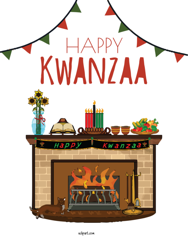 Free Holidays Kinara Kwanzaa Christmas Day For Kwanzaa Clipart Transparent Background