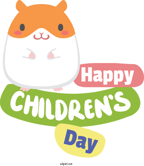 Free Holidays Logo Cartoon Line For Children's Day Clipart Transparent Background