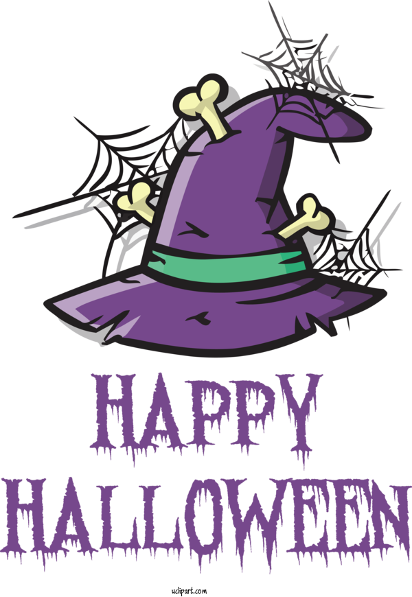 Free Holidays Cartoon Line Character For Halloween Clipart Transparent Background