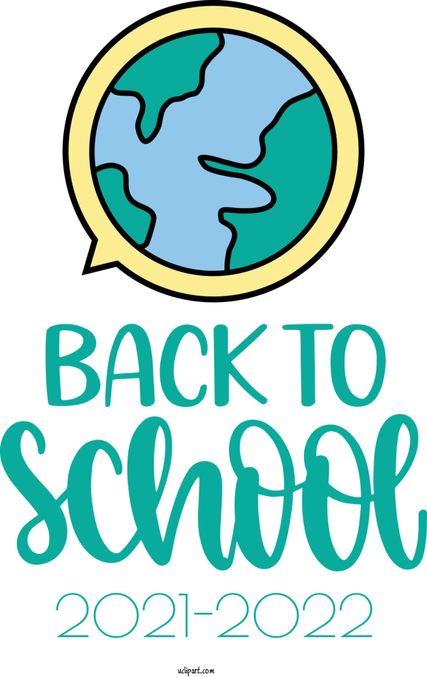 Free School Human Logo Text For Back To School Clipart Transparent Background