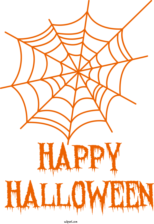 Free Holidays Design Spider Leaf For Halloween Clipart Transparent Background