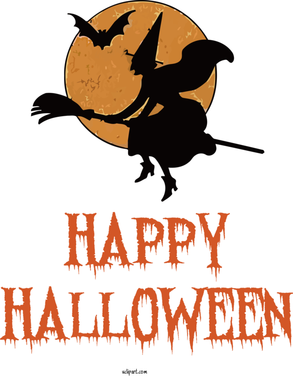 Free Holidays Logo Cartoon Cover Art For Halloween Clipart Transparent Background