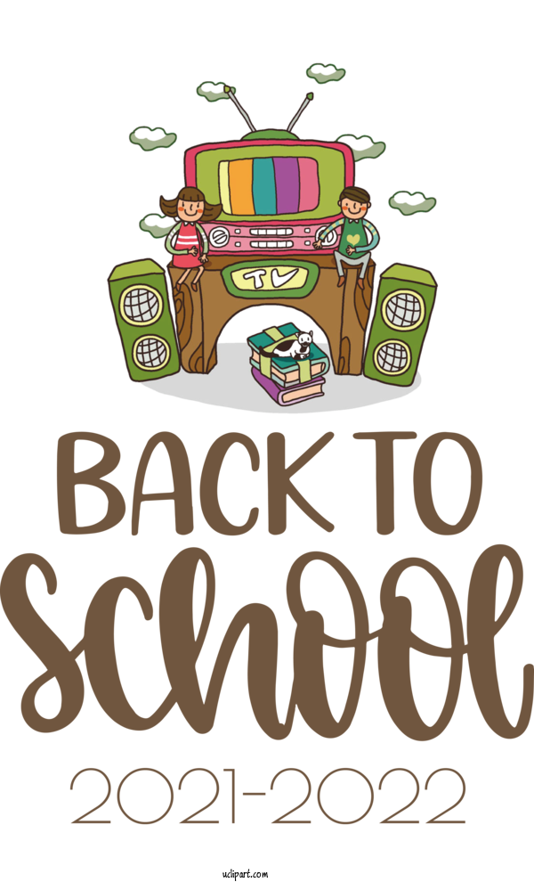 Free School Logo Human Poster For Back To School Clipart Transparent Background