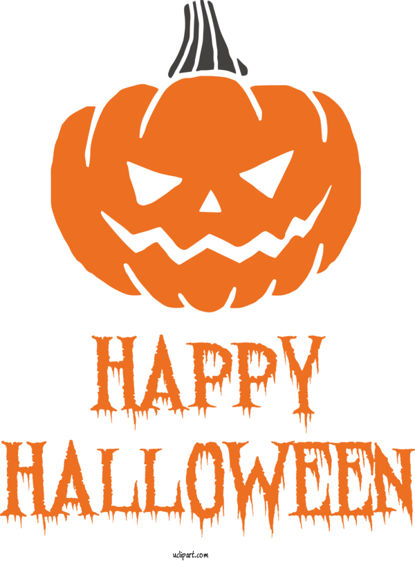 Free Holidays Jack O' Lantern Line Commodity For Halloween Clipart Transparent Background