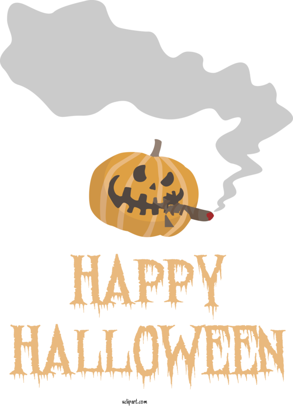 Free Holidays Logo Pumpkin Meter For Halloween Clipart Transparent Background