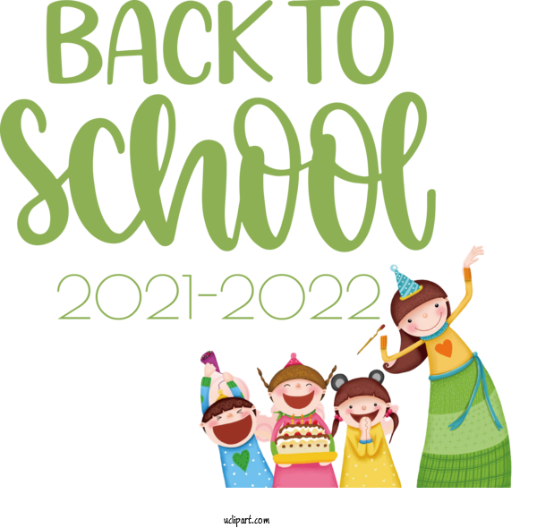 Free School Human Logo Cartoon For Back To School Clipart Transparent Background