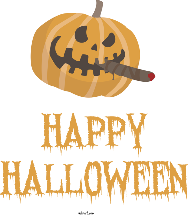 Free Holidays Logo Pumpkin Meter For Halloween Clipart Transparent Background