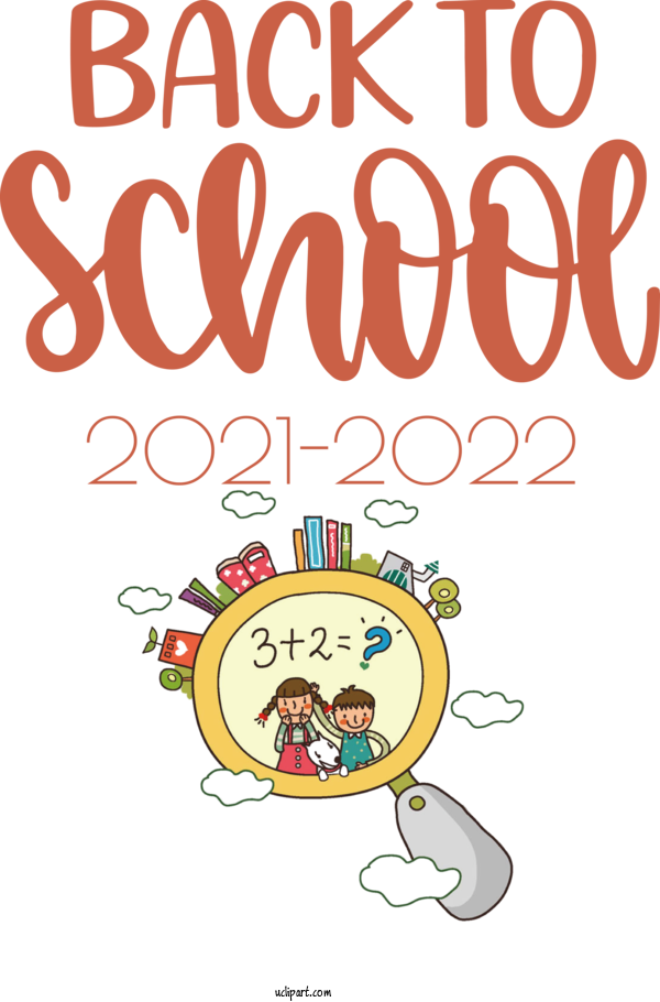 Free School Human Cartoon Line For Back To School Clipart Transparent Background