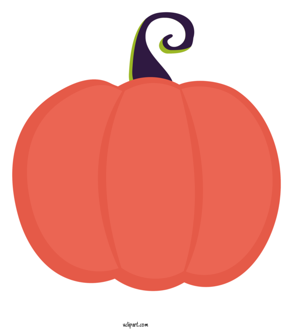 Free Holidays Calabaza Winter Squash Vegetable For Halloween Clipart Transparent Background