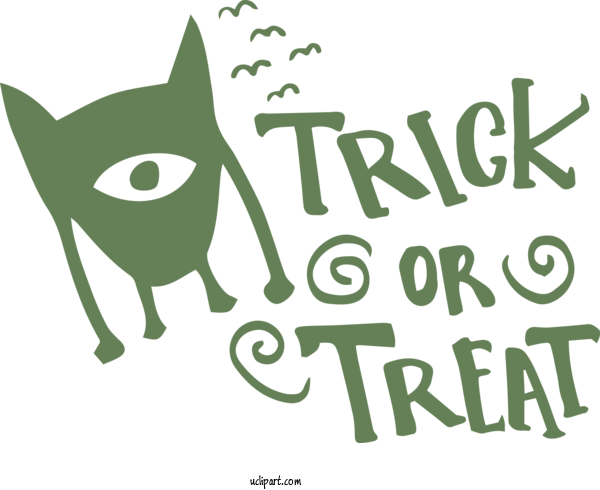Free Holidays Cat Dog Logo For Halloween Clipart Transparent Background