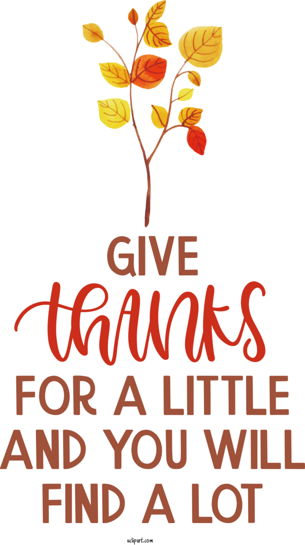 Free Holidays Floral Design Design Tree For Thanksgiving Clipart Transparent Background