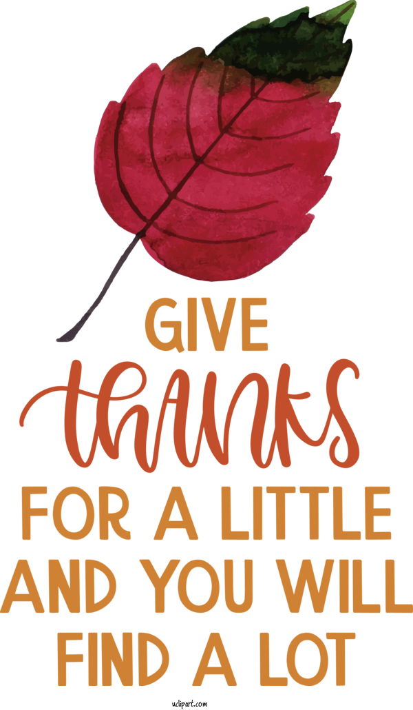 Free Holidays Flower Leaf Design For Thanksgiving Clipart Transparent Background