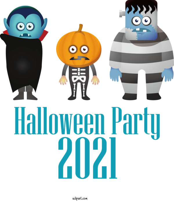 Free Holidays Cartoon Drawing Trick Or Treating For Halloween Clipart Transparent Background