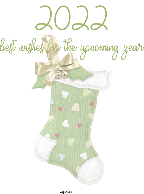 Free Holidays Christmas Day Design Christmas Stocking For New Year 2022 Clipart Transparent Background