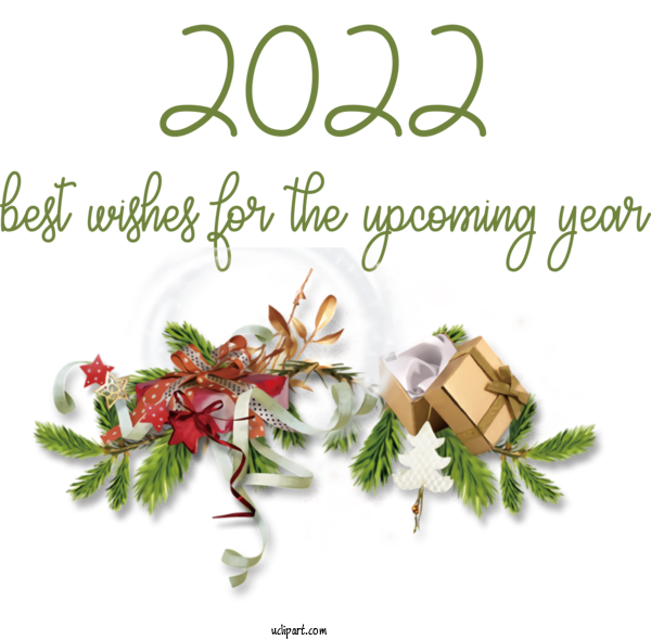 Free Holidays Happy New Year Christmas Day New Year For New Year 2022 Clipart Transparent Background
