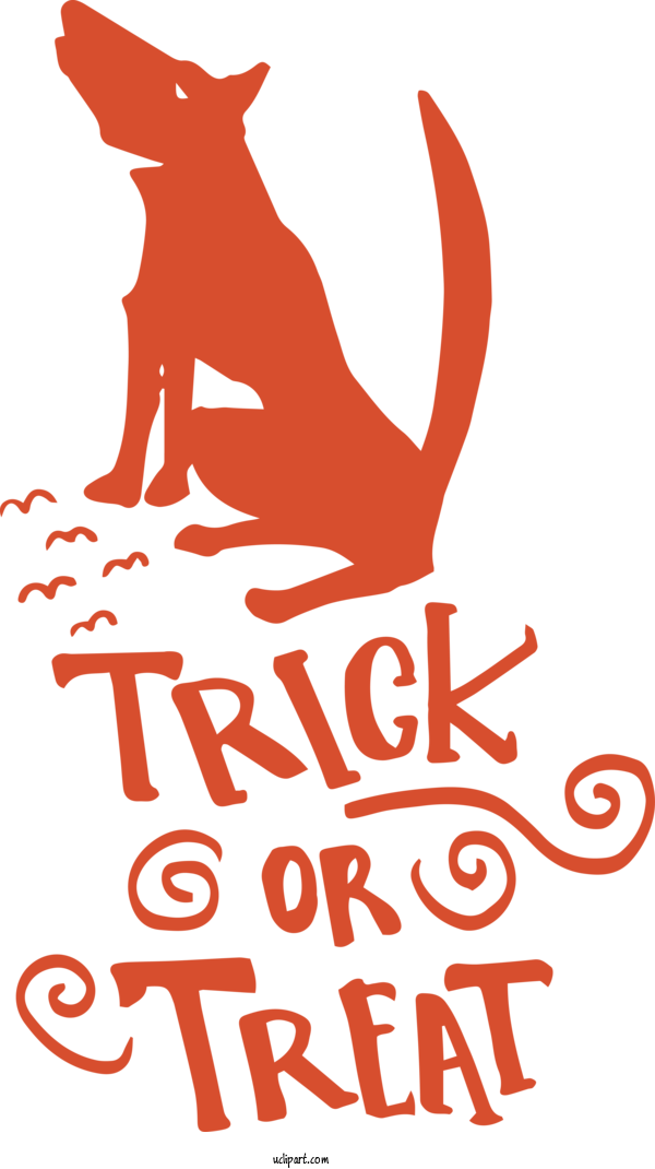 Free Holidays Design Logo Dog For Halloween Clipart Transparent Background