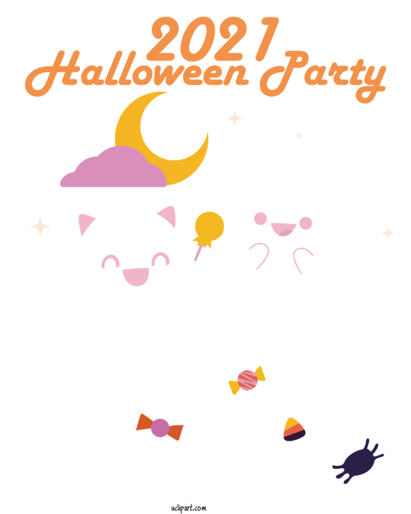 Free Holidays Logo Horse Design For Halloween Clipart Transparent Background