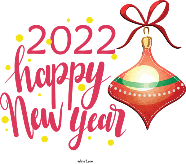 Free Holidays Bauble Christmas Day Line For New Year 2022 Clipart Transparent Background