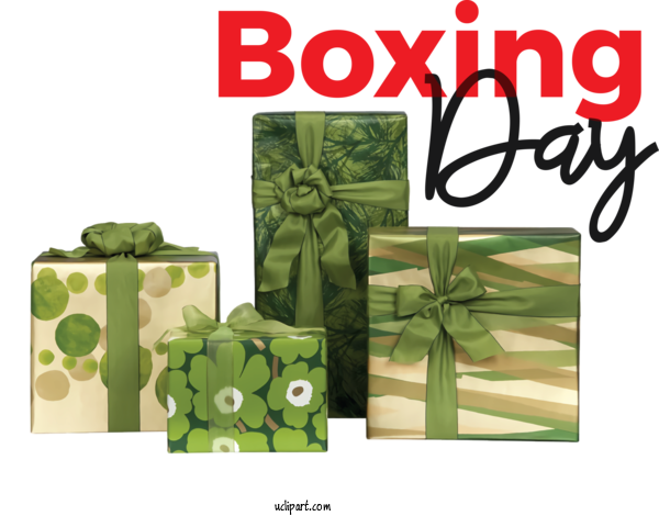 Free Holidays Gift Birthday Christmas Day For Boxing Day Clipart Transparent Background