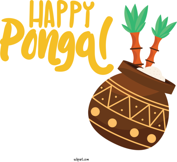 Free Holidays Pongal Mattu Pongal Harvest Festival For Pongal Clipart Transparent Background
