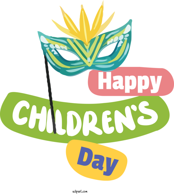 Free Holidays Logo Design Leaf For Children's Day Clipart Transparent Background