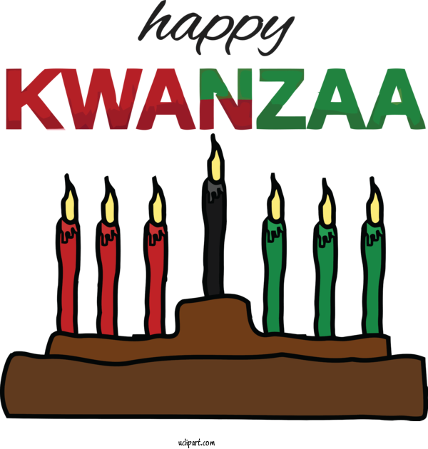 Free Holidays Logo Line Meter For Kwanzaa Clipart Transparent Background