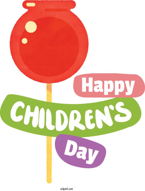 Free Holidays Design Logo Line For Children's Day Clipart Transparent Background