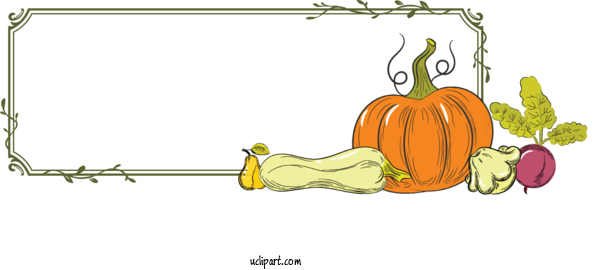 Free Holidays Vegetable Cartoon Pumpkin For Thanksgiving Clipart Transparent Background