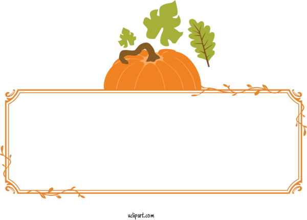 Free Holidays Cartoon Pumpkin Line For Thanksgiving Clipart Transparent Background