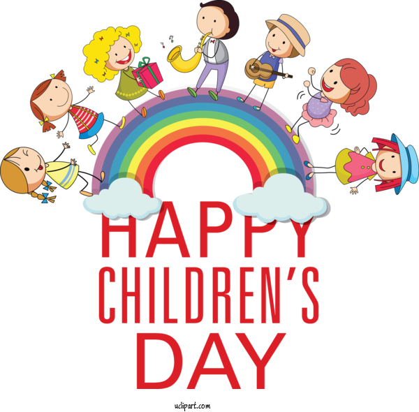 Free Holidays Cartoon Drawing Infant For Children's Day Clipart Transparent Background