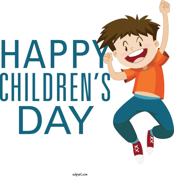 Free Holidays Human LON:0JJW Cartoon For Children's Day Clipart Transparent Background