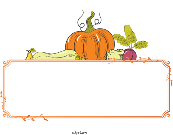 Free Holidays Pumpkin Cartoon Drawing For Thanksgiving Clipart Transparent Background