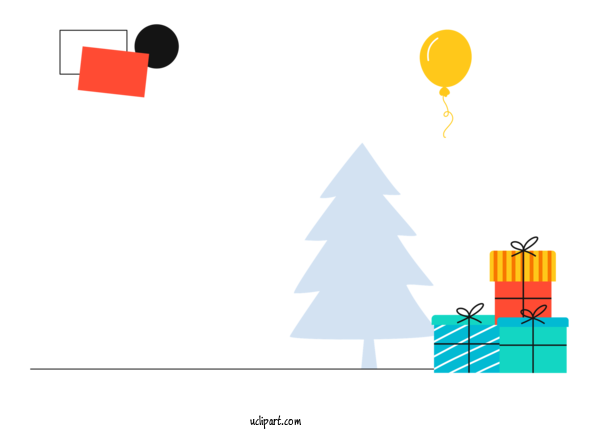 Free Holidays Diagram Cartoon Design For Christmas Clipart Transparent Background