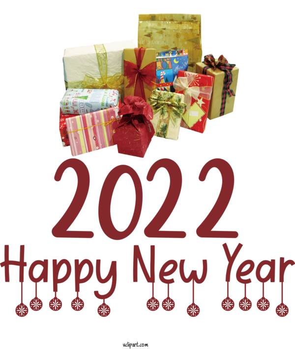 Free Holidays New Year 2022 Happy New Year 2022 Merry Christmas And Happy New Year 2022 For New Year 2022 Clipart Transparent Background