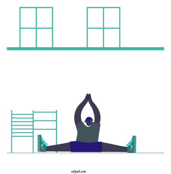 Free Sports Design Joint Line For Yoga Clipart Transparent Background