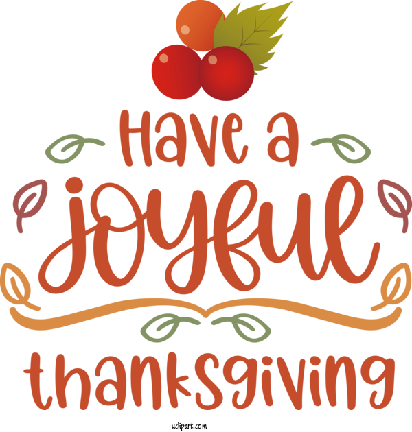 Free Holidays Floral Design Flower Logo For Thanksgiving Clipart Transparent Background