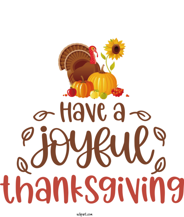 Free Holidays Cut Flowers Logo Thanksgiving For Thanksgiving Clipart Transparent Background