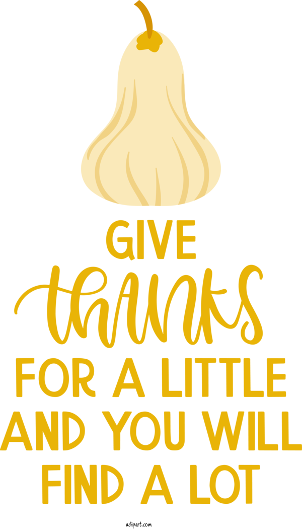 Free Holidays Logo Line Yellow For Thanksgiving Clipart Transparent Background