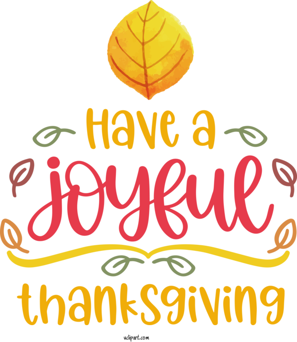 Free Holidays Line Plant Yellow For Thanksgiving Clipart Transparent Background