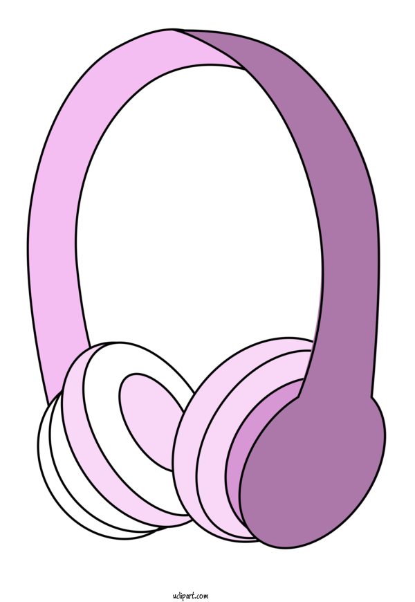 Free Business Headphones Cartoon Audio Equipment For Office Clipart Transparent Background