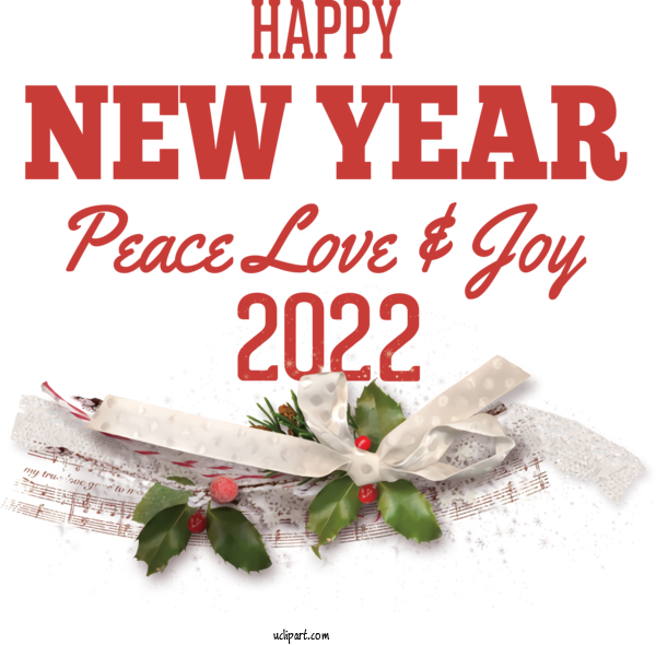 Free Holidays Font Flower ASEAN Youth Leaders Association Cambodia For New Year 2022 Clipart Transparent Background