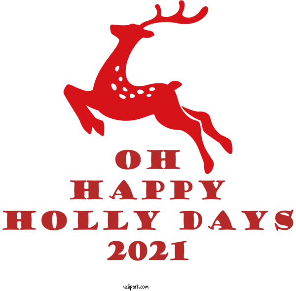 Free Holidays Rudolph Christmas Day Christmas Tree For Christmas Clipart Transparent Background