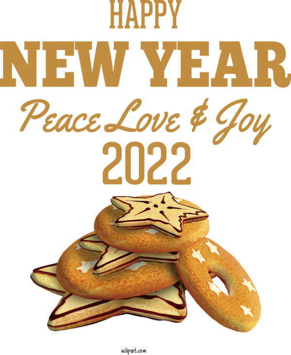 Free Holidays Pretzel Big Year Snack For New Year 2022 Clipart Transparent Background