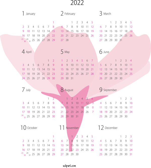 Free Life Calendar System Calendar Calendar Year For Yearly Calendar Clipart Transparent Background